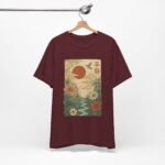 Serene Nature Graphic T-Shirt - Unisex Jersey Tee with Floral Design - Image 64