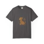 Garment-Dyed T-Shirt with Whimsical Cat Design - Perfect for Cat Lovers, Everyday Wear, Gifts, and Casual Outfits - Image 21