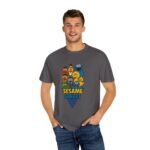 Sesame Street Unisex Garment-Dyed T-Shirt - Fun Retro Vibes - Image 59