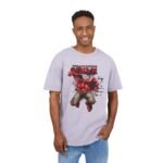 Red Hulk Men's Acid Washed Heavy Oversize Tee - Image 15
