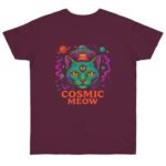 Cosmic Meow T-Shirt | Fun Cat Space Graphic Tee for Cat Lovers - Image 13