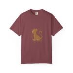 Garment-Dyed T-Shirt with Whimsical Cat Design - Perfect for Cat Lovers, Everyday Wear, Gifts, and Casual Outfits - Image 41