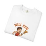 Will Run for Pizza T-Shirt - Will Run for Pizza, Casual Wear, Gift for Pizza Lovers, Party Tee, Foodie Apparel, Fitness Shirt - Image 3