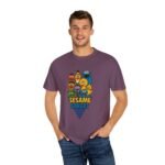 Sesame Street Unisex Garment-Dyed T-Shirt - Fun Retro Vibes - Image 74